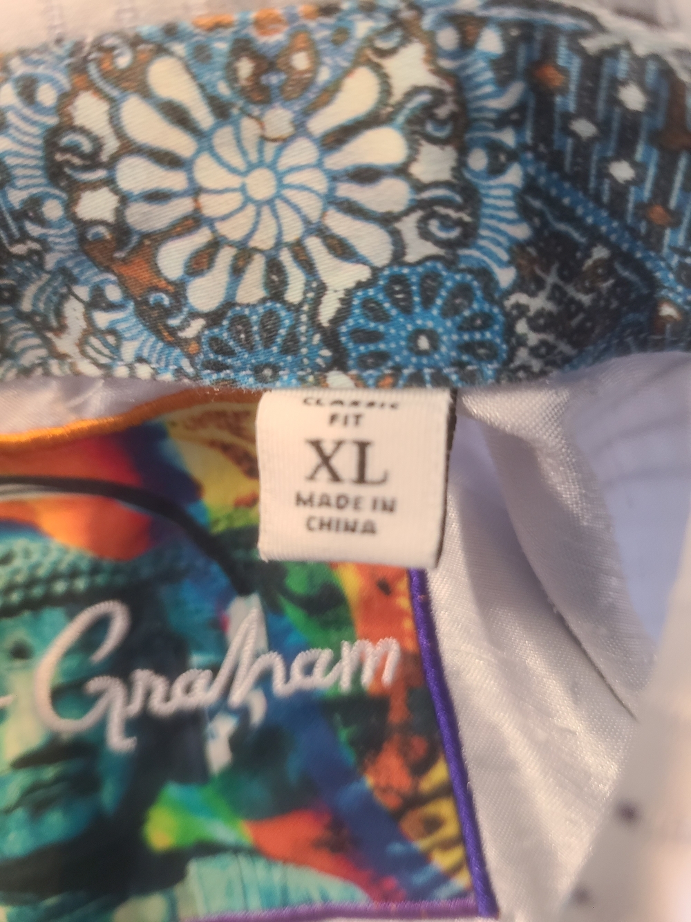 Robert Graham Light Blue Men’s Button-Down Shirt Size XL Classic Fit - Picture 10 of 11